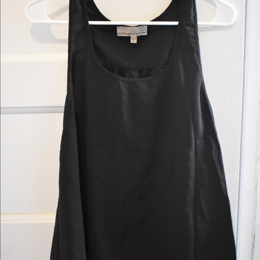 Current Affair Black Lightweight Tank Top